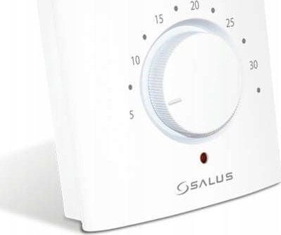 Salus termostat med vridbar ratt för golvvärme
