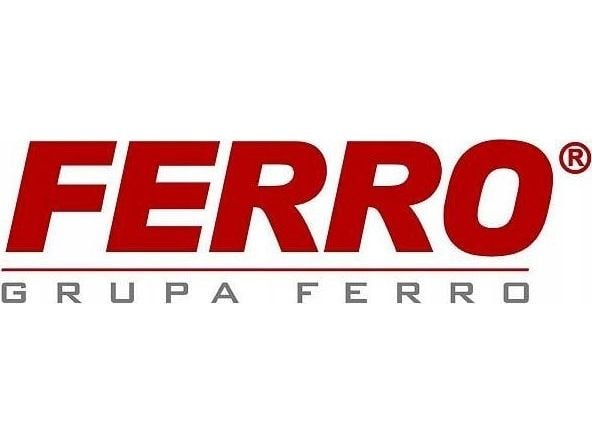 Ferro termostatsett aksial, svart + koplinger CU Ø15 og PEX 16x2