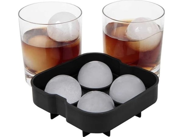 Alpenburg FORMA silikonform til 4 isboller til drinker