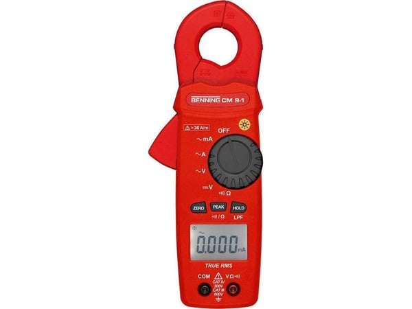 Benning 044682 Strømtang digital CAT IV 300 V Visning (antall): 6000