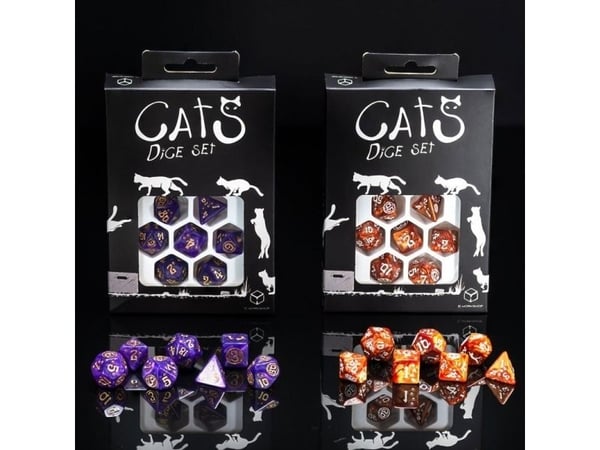 Puslespill Q Workshop Cats Muffin terningsett