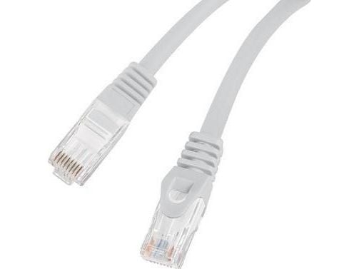 Lanberg PCU6-10CU - Koblingskabel - RJ-45 (hann) til RJ-45 (hann) - 5.4 mm - UTP - CAT 6 - halogenfri, formstøpt, uten hindringer - grå - for P/N: ...