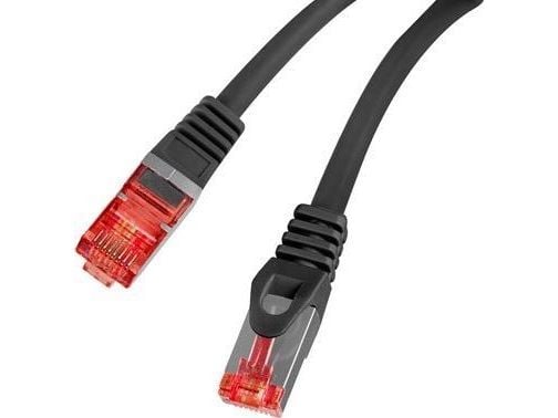 Lanberg - Koblingskabel - RJ-45 (hann) til RJ-45 (hann) - 5.7 mm - foliebelagt uskjermet tvinnet kabelpar (F/UTP) - CAT 6 - halogenfri, formstøpt, ...