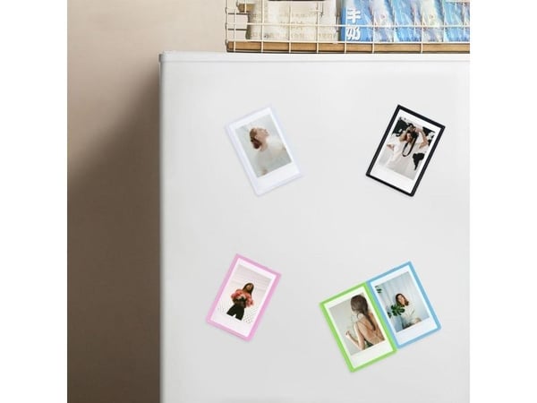 LoveInstant magnetisk fotorasme for kjøleskap til Fuji Instax Mini 11/9/8/7/40, sett med 5 farger