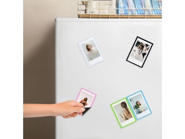 LoveInstant magnetisk fotorasme for kjøleskap til Fuji Instax Mini 11/9/8/7/40, sett med 5 farger