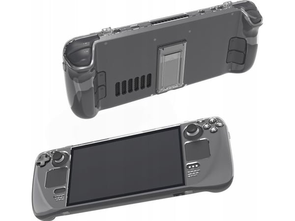 JYS etui + stativ til Steam Deck, transparent JYS-sd003