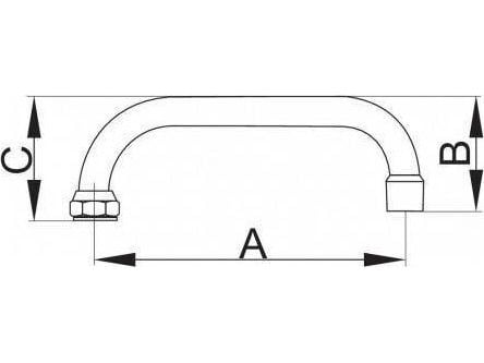 Hydroland tut TUT U.3/4" L-160MM // WL.3/4.U.160.B