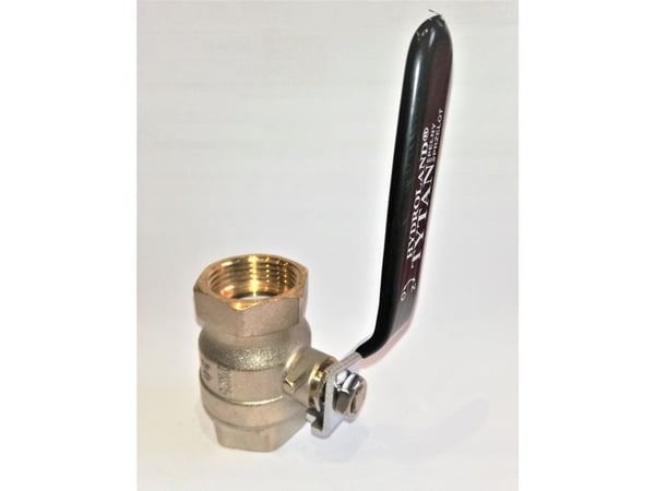 Hydroland kuleventil 3/4" TYTAN håndtak W/W, ZKW-20-WW-R-H-TYTAN
