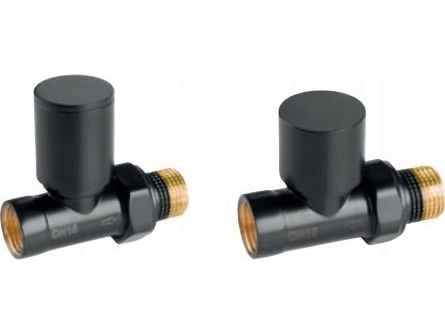 Ferro ZGB30BL dekorativt radiatorsett, enkel, svart