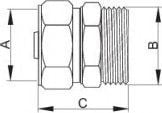 Hydroland PEX.Z.GZ16X3/4 kobling/skjøt GZ 16X3/4 PEX (PX-R.N.16X3/4)