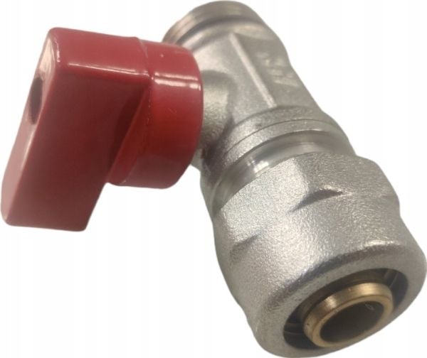 Hydroland Z.KUL.PEX.CZ kuleventil med mini preskobling mini PEX 1/2GZX16X1/2" rød // PX-ZKW-MINI-PEX-C