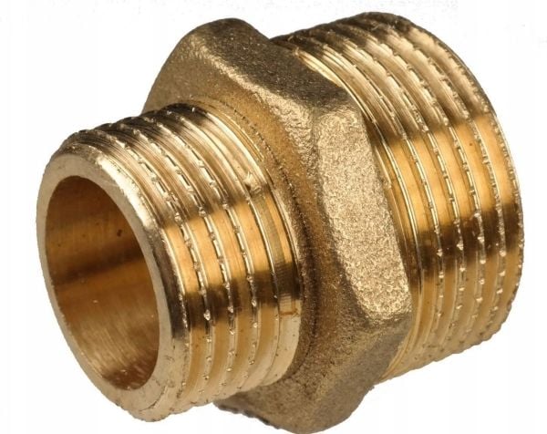 Hydroland REDUSERENIPPEL 3/4X1/2 I MESSING HYDROLAND // LM.NR.3/4X1/2-H