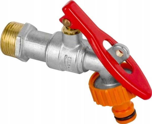 Hydroland kuleventil med tilkobling 1/2" dlawik "H" // ZKC-15-R-H