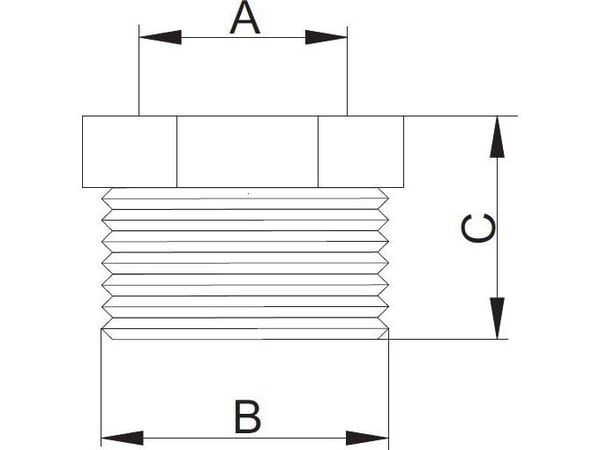 Hydroland reduksjon 3/4" x 1/2" HYDROLAND // LH.R.20.15