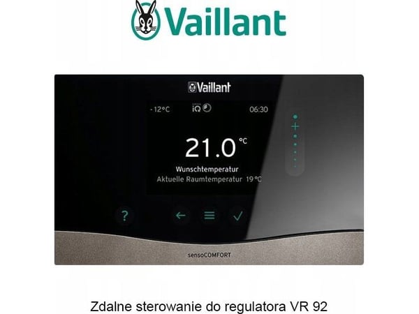 Vaillant VR 92 remote control for the VRC 720 sensoCOMFORT controller