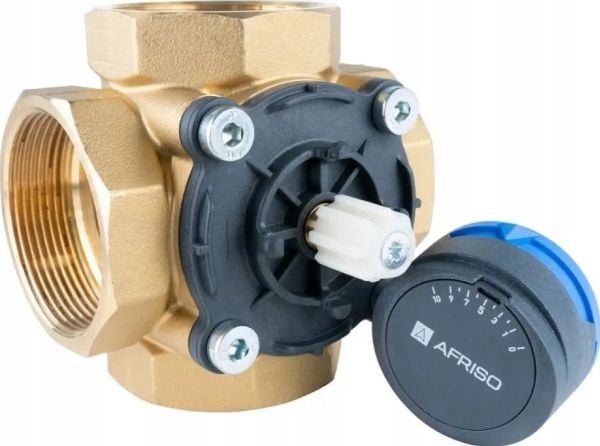 Afriso blandeventil 4-veis dreibar ARV 487 ProClick DN50, Rp2", Kvs 40