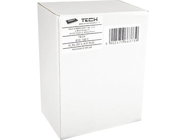 Tech Aktuator med 3-punkts signal 230V AC, rotasjonstid 120s, med 1,5m kabel, svart
