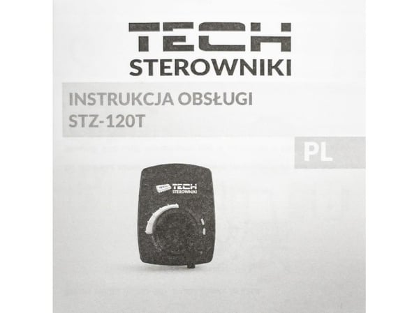 Tech Toimilaite 3-pistesignaalilla 230V AC, 120s kiertoaika, 1,5m kaapelilla musta