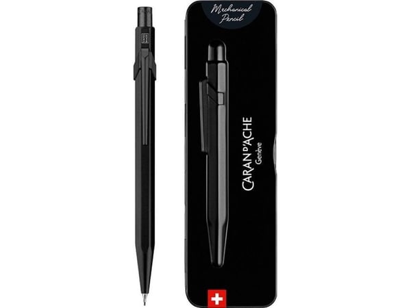 Caran d`Arche automatisk blyant CARAN D'ACHE 844 Black Code i eske, svart