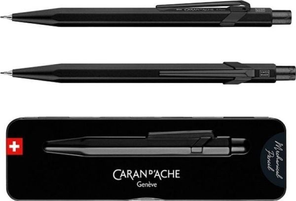 Caran d`Arche automatisk blyant CARAN D'ACHE 844 Black Code i eske, svart