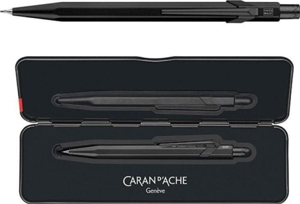 Caran d`Arche automatisk blyant CARAN D'ACHE 844 Black Code i eske, svart