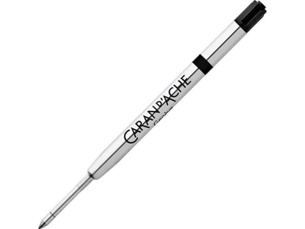 CARAN D'ACHE blekkroller-utenrør/erstatningsmine, F, svart, passer til blekkroller 849, strektykkelse: F, rør av - 1 stk (8468.009)