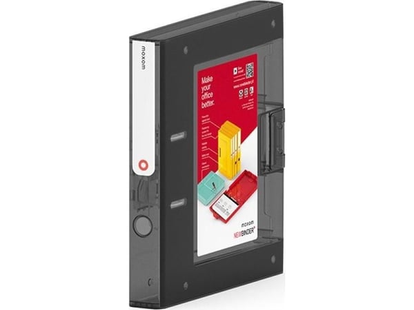 Moxom perm NY BINDER MOXOM perm, plast, A4/50mm, transparent mørk