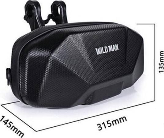 WildMan rammesekk/sykkelveske WILDMAN X9 – sykkelholder svart/black
