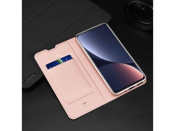 Dux Ducis Dux Ducis Skin Pro hylsterdeksel med klaff Xiaomi 12 Pro rosa
