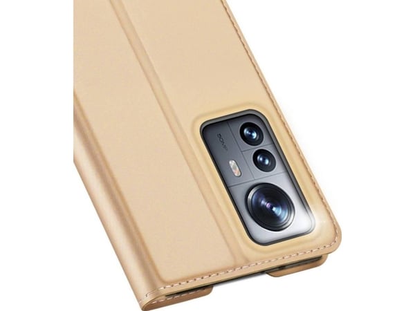 Dux Ducis Skin Pro Holster-deksel/flipcover til Xiaomi 12 Pro - gull