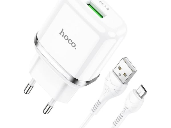 Hoco N3 lader 1x USB-A 3 A (6931474729378)