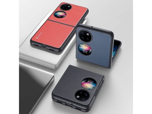 Dux Ducis Fino-etui i nylon til Huawei P50 Pocket - Svart