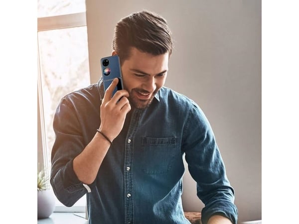 Dux Ducis Fino-etui i nylon til Huawei P50 Pocket - Svart