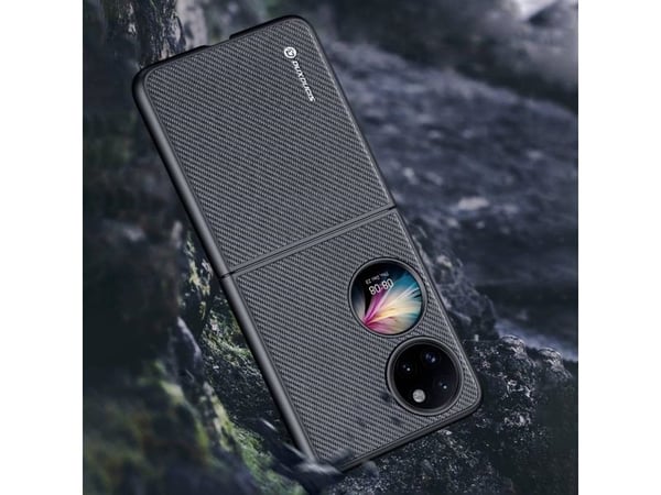 Dux Ducis Fino-etui i nylon til Huawei P50 Pocket - Svart