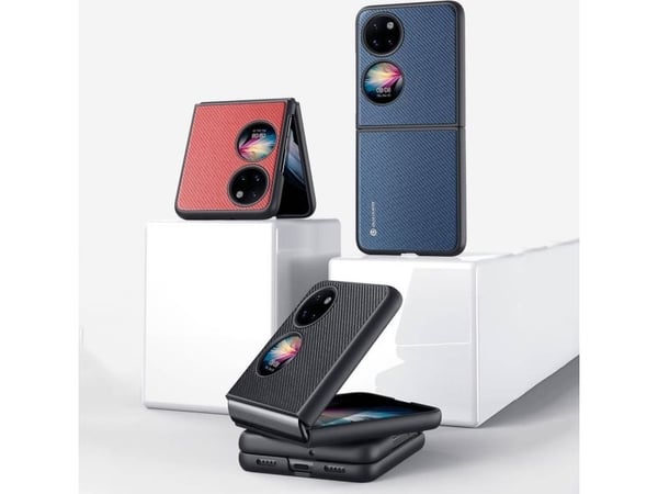 Dux Ducis Fino-etui i nylon til Huawei P50 Pocket - Svart