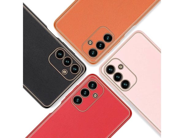 Dux Ducis Yolo elegant deksel i økologisk lær for Samsung Galaxy A13 5G - rød