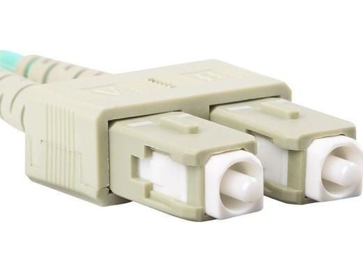 Lanberg - Patch-kabel - SC/UPC-multiläge (hane) till SC/UPC-multiläge (hane) - 2 m - 3 mm - fiberoptisk - duplex - 50/125 mikron - OM3 - halogenfri...