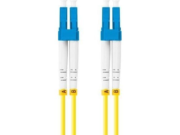Lanberg - Patch-kabel - LC/UPC enkelläge (hane) till LC/UPC enkelläge (hane) - 2 m - 3 mm - fiberoptisk - duplex - 9 / 125 mikrometer - G.657.A1 - ...