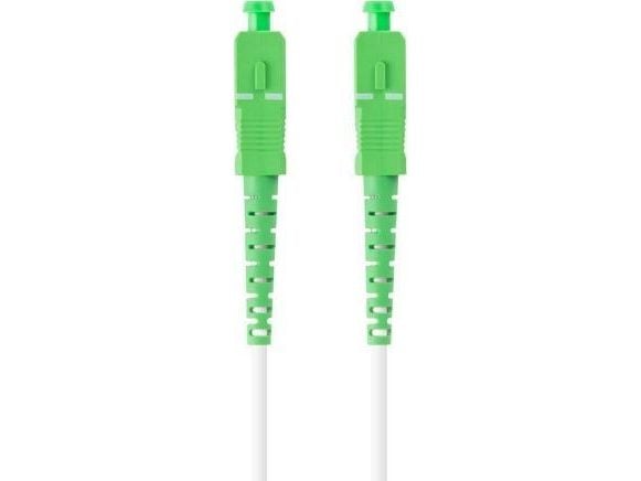 Lanberg - Koblingskabel - SC/APC-enkeltmodus (hann) til SC/APC-enkeltmodus (hann) - 35 m - 3 mm - fiberoptisk - simpleks - 9 / 125 micron - 0.25 dB...