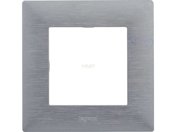 Legrand Niloe Step yksittäinen runko 863891 harjattu alumiini