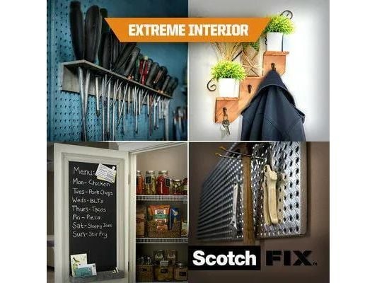 3M Scotch monterings-/dubbelhäftande tejp Extralna utomhus 19mm x 1,5m