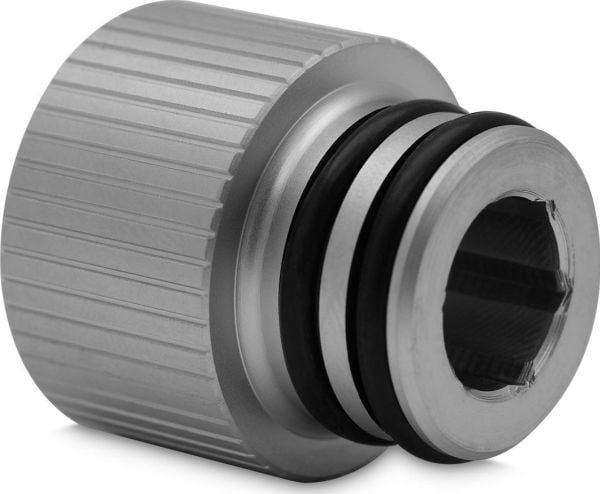 EK-Quantum Torque Push-In Adapter M 14 - Satin Titanium, Verbindung