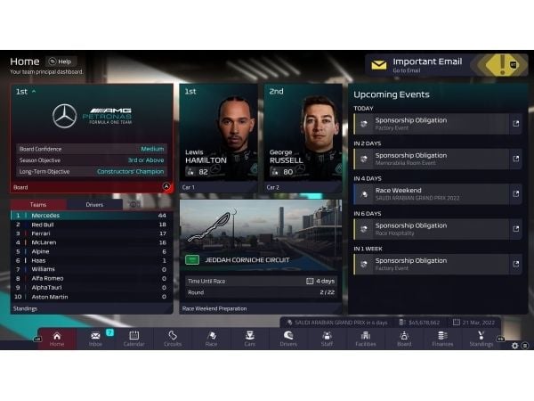 F1 Manager 2022 PS5