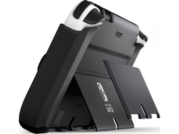 Spigen Thin Fit, Etui, Nintendo, Sort, Polykarbonat (PC), Nintendo Switch OLED, Ripebestandig