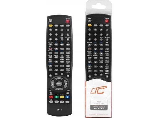 RTV-fjernkontroll Pilot Lexton universal for TV LCD/LED Manta UCT-044