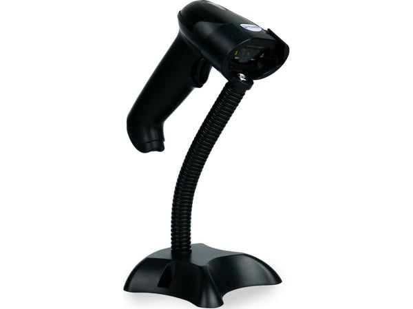 HDWR strekkodeleser Automatisk 1D-kodeleser med stativ og minnemodus HD44A
