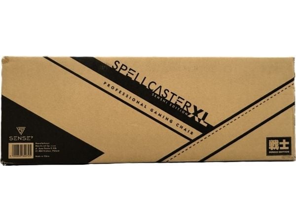 SENSE7 Spellcaster Senshi Edition XL -kangaspelituoli, harmaa SENSE7 Spellcaster Senshi Edition, harmaa