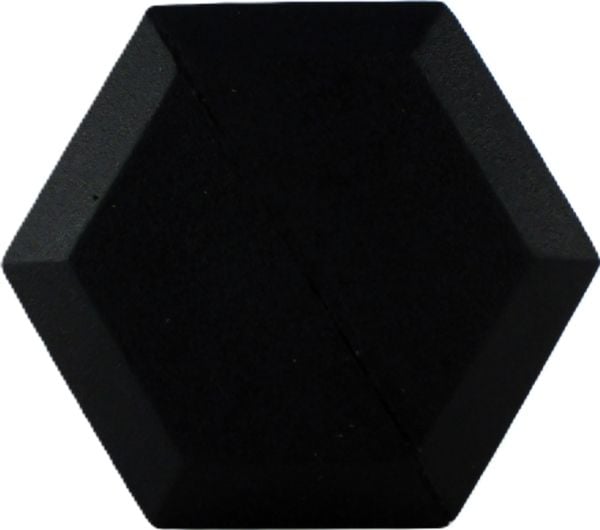 Gummiert sekskantet manual 1 x 2,5 kg
