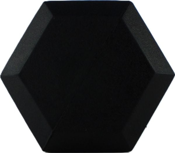 Gummiert sekskantet manual 1 x 2,5 kg