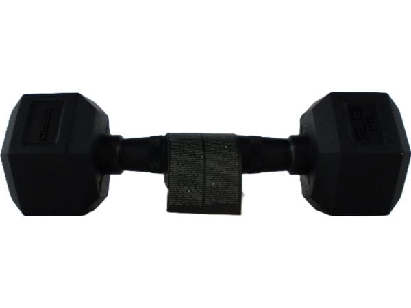 Gummiert sekskantet manual 1 x 2,5 kg